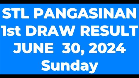 stl pangasinan result|STL Pangasinan Results June 1 to 30, 2024.